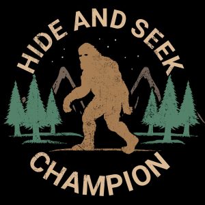 Bigfoot Hide Seek Champion T shirt 2