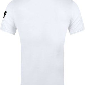 Billie Eilish Black Racer Logo Men’s White T-Shirt