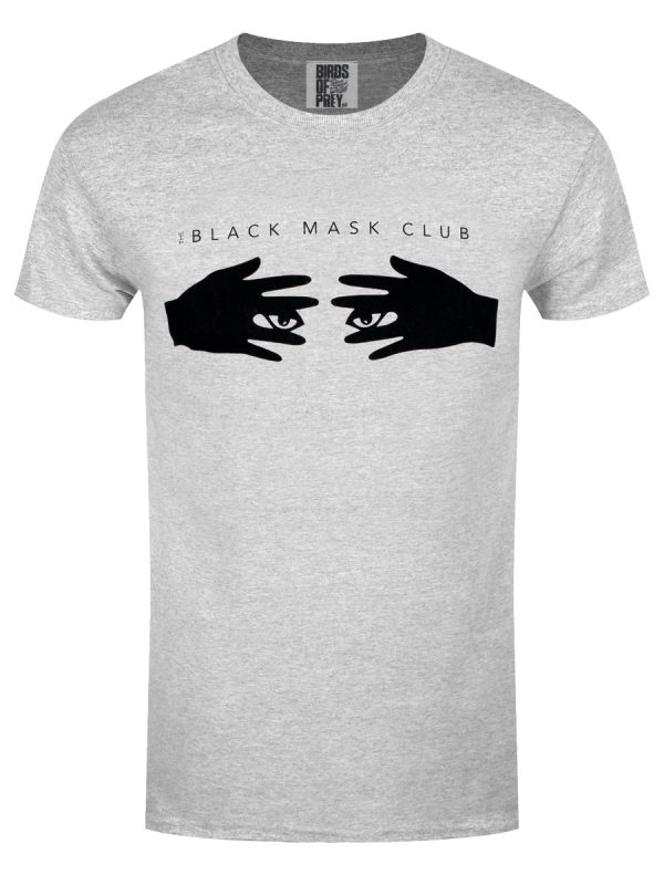 Birds Of Prey Black Mask Club Men’s Heather Grey T-Shirt