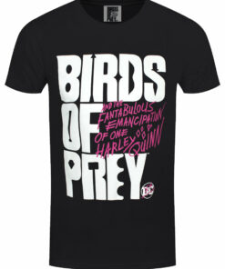 Birds Of Prey Logo Mens Black T Shirt 1