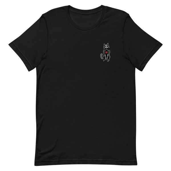 Black Cat Skeleton T-Shirt