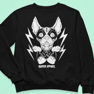 Black Metal Sphynx Sweatshirt