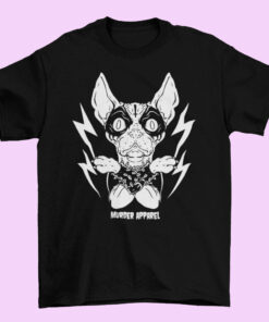 Black Metal Sphynx T Shirt 1