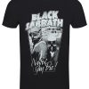 Black Sabbath Never Say Die Men’s Black T-Shirt