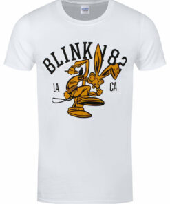 Blink 182 College Mascot Mens White T Shirt 1