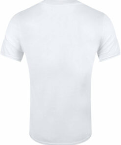 Bowie Halftone Flash Face Mens White T Shirt 2