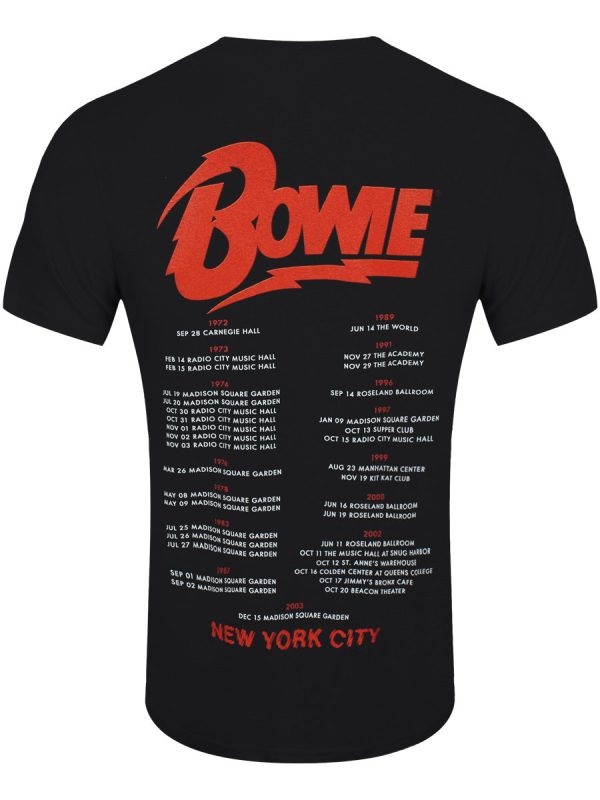 Bowie NYC Men’s Black T-Shirt