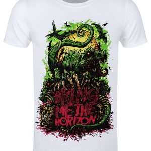 Bring Me The Horizon Dinosaur Men’s White T-Shirt