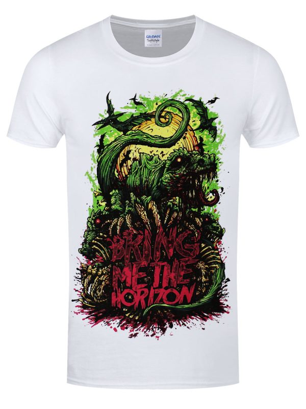 Bring Me The Horizon Dinosaur Men’s White T-Shirt