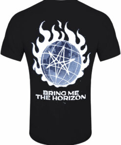 Bring Me The Horizon Globe Men's Black T-Shirt 1 Bring Me The Horizon Globe Mens Black T Shirt 2