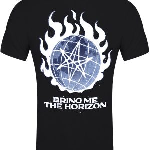 Bring Me The Horizon Globe Men’s Black T-Shirt