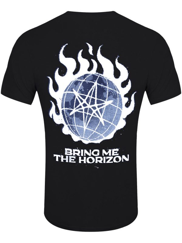 Bring Me The Horizon Globe Men’s Black T-Shirt