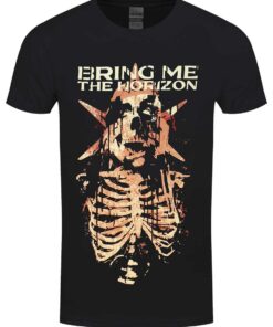 Bring Me The Horizon Skull Muss Mens Black T Shirt 1