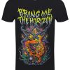 Bring Me The Horizon Smoking Dinosaur Men’s Black T-Shirt