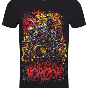 Bring Me The Horizon Zombie Army Mens Black T Shirt 1