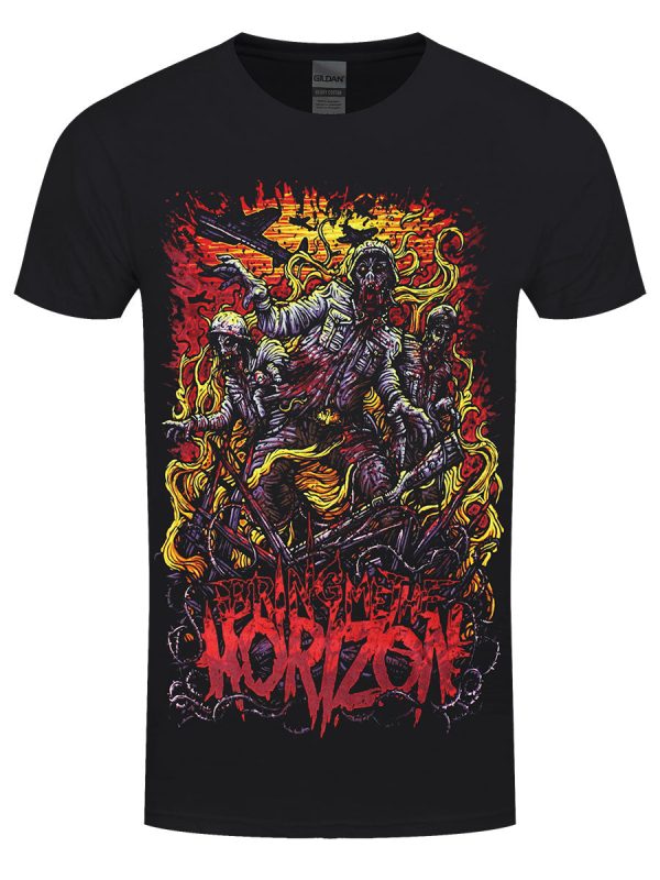 Bring Me The Horizon Zombie Army Men’s Black T-Shirt