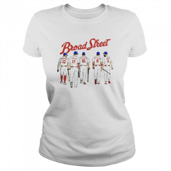 Broad Street Bombers Philadelphia Phillies Players Road World Series NLCS Champions Shirt