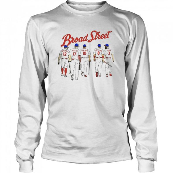 Broad Street Bombers Philadelphia Phillies Players Road World Series NLCS Champions Shirt