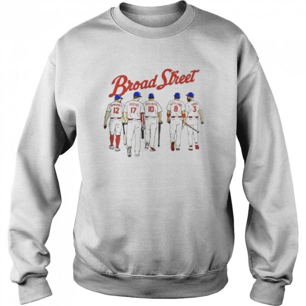 Broad Street Bombers Philadelphia Phillies Players Road World Series NLCS Champions Shirt