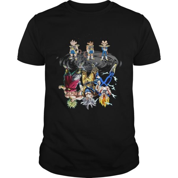 Broly Son Goku Vegeta shadow in the mirror shirt