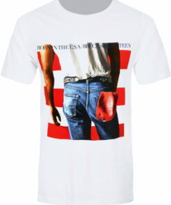 Bruce Springsteen Born In The USA Mens White T Shirt 1