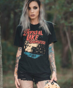 Camp Crystal Lake Counselor T-Shirt 1 Camp Crystal Lake Counselor T Shirt 2