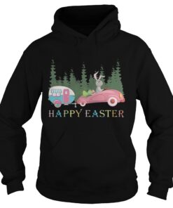 Camping Happy Easter Day Bunny Eggs Shirt 2