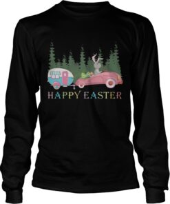 Camping Happy Easter Day Bunny Eggs Shirt 3