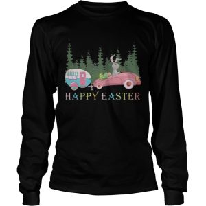 Camping Happy Easter Day Bunny Eggs Shirt 3