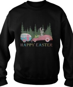 Camping Happy Easter Day Bunny Eggs Shirt 4