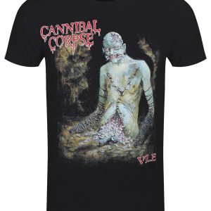 Cannibal Corpse Vile Cover Mens Black T Shirt 1