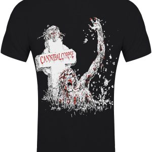 Cannibal Corpse Zombie Grave Mens Black T Shirt 2