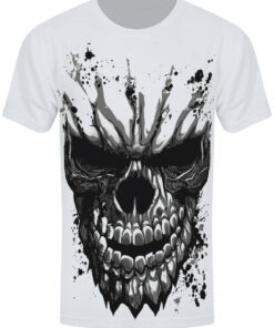 Carved Skull Mens Sub T Shirt 1
