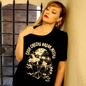 Cash Checks Break Necks T Shirt 2