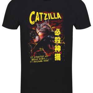 Catzilla Mens Black T Shirt 1