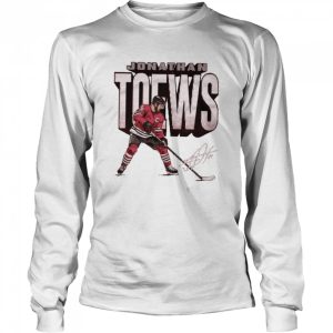 Chicago Blackhawks Jonathan Toews bold signature shirt 3