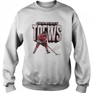 Chicago Blackhawks Jonathan Toews bold signature shirt 4