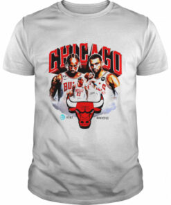Chicago Bulls Zach Lavine Demar Derozan at and t run with us shirt 1