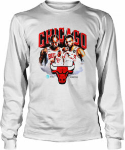 Chicago Bulls Zach Lavine Demar Derozan at and t run with us shirt 3