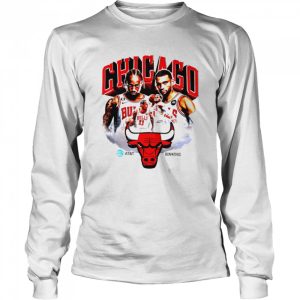 Chicago Bulls Zach Lavine Demar Derozan at and t run with us shirt 3