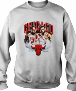 Chicago Bulls Zach Lavine Demar Derozan at and t run with us shirt 4