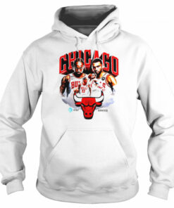 Chicago Bulls Zach Lavine Demar Derozan at and t run with us shirt 5