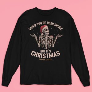 Christmas Dead Inside Long Sleeve Shirt