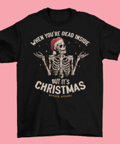 Christmas Dead Inside T-shirt 1 Christmas Dead Inside T shirt 2