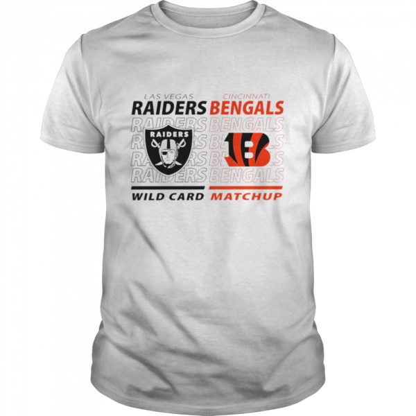 Cincinnati Bengals vs Las Vegas Raiders Wild Card Matchup shirt