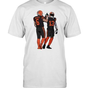 Cleveland Browns Baker Mayfield And Odell Beckham Jr Best Friends Shirt