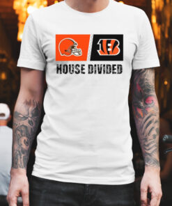Cleveland Browns vs Cincinnati Bengals House Divided Shirt 1