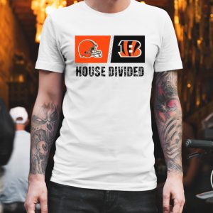 Cleveland Browns vs Cincinnati Bengals House Divided Shirt