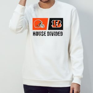 Cleveland Browns vs Cincinnati Bengals House Divided Shirt