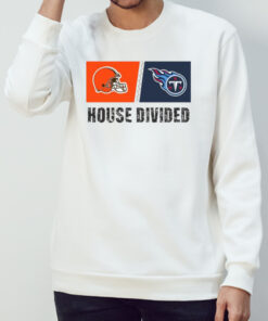 Cleveland Browns vs Tennessee Titans House Divided Shirt 2